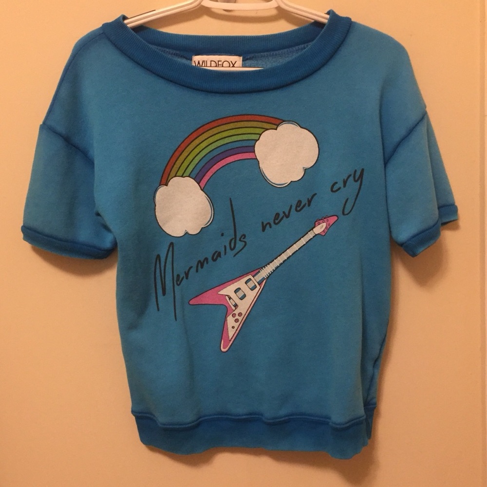 Wildfox Mermaids Never Cry Shirt